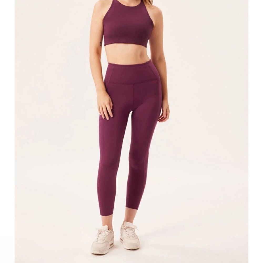 Girlfriend collective high riseācompressiveāleggingsāplum